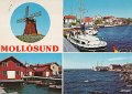 Bohuslan Mollosund. Postganget 10 juni 1981. Handelsbolaget Harry Lange Vykortsproduktion. R122.