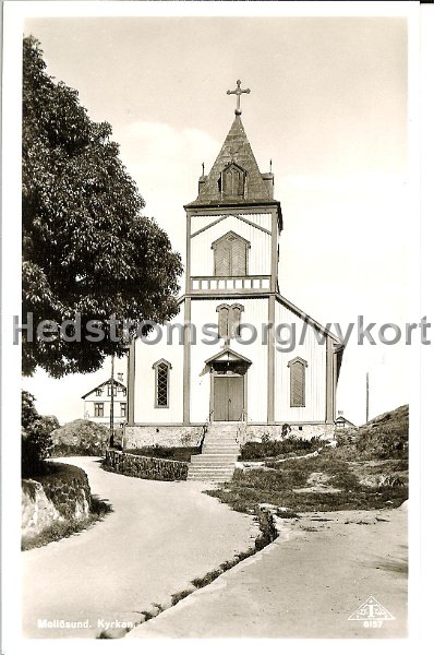 Mollosund, Kyrkan. Odaterat. Forlag Traff. 8157.jpg - Mollösund, Kyrkan.Odaterat.Förlag Träff. 8157.