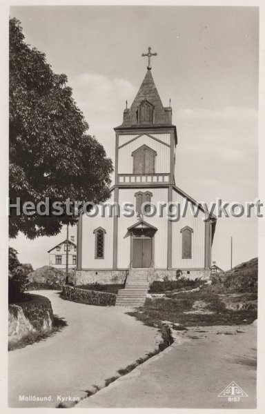 Mollosund. Kyrkan. Postganget. Traff 8157.jpg - Mollösund. Kyrkan.Postgånget.Träff 8157.