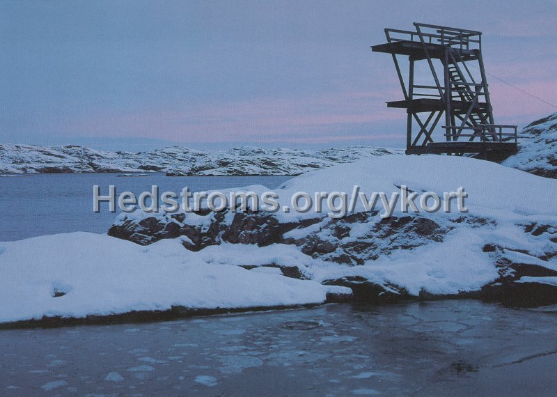 Vastkustvyer. Halsning fran Orust - Hopptornet i Kattevik.jpg - Västkustvyer. Hälsning från Orust - Hopptornet i Kattevik.