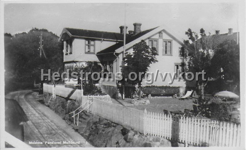 Moldens Pensionat, Mollosund. Daterat 25 juli 1947.jpeg - Moldéns Pensionat, Mollösund.Daterat 25 juli 1947.