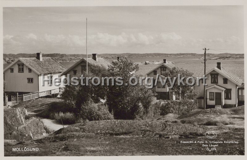 Mollosund. Odaterat. Ensamratt Foto O Lilljeqvists Konstforlag, Dals Langed. G339.jpg - Mollösund.Odaterat.Ensamrätt & Foto: O Lilljeqvists Konstförlag, Dals Långed. G339.