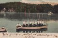 Fran Sveriges bygder. Floda. Elever fran Naas slojdskola. Postganget 3 augusti 1907. Le Moine  Malmestrom Konstforlag, Goteborg. 64