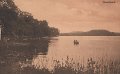 Strandparti. Postganget 7 juli 1922. Forlag Axel Johnson, Floda