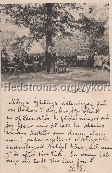 Fran Naas. Postganget 22 juli 1903.jpg - Från Nääs.Postgånget 22 juli 1903.