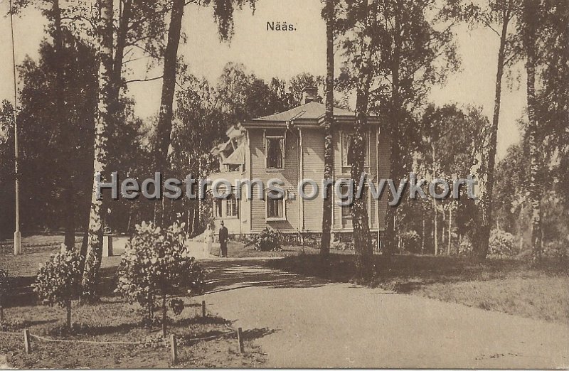 Naas. Postganget 16 jul 1921. Forlag Karnells Atelier, Goteborg.jpeg - Nääs.Postgånget 16 juli 1921.Förlag: Karnells Atelier, Göteborg.