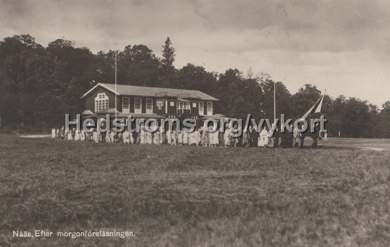 Naas. Efter morgonforelasningen. Postganget.jpg - Nääs. Efter morgonföreläsningen.Postgånget.