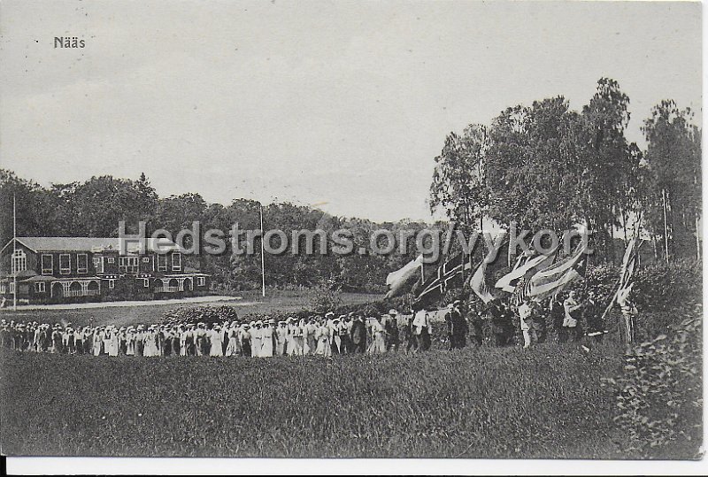 Naas. Postganget 15 januari 1913. A. Karnells Forlag.jpeg - Nääs.Postgånget 15 januari 1913.A. Karnells Förlag.