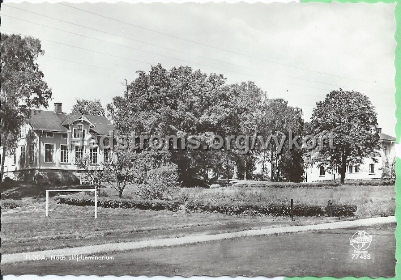 FLODA. Naas slojdseminarium. Daterat 1962. Pressbyran 77488.jpeg - FLODA. Nääs slöjdseminarium.Daterat 1962.Pressbyrån 77488.