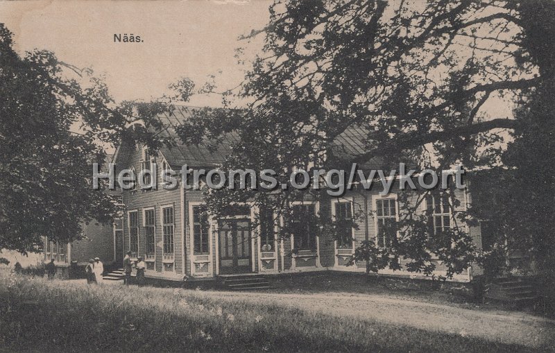 Naas. Postganget 25 augusti 1929. Forlag KarnellsAtelier, Goteborg..jpg - Nääs.Postgånget 25 augusti 1929.Förlag: Karnells Atelier, Göteborg.