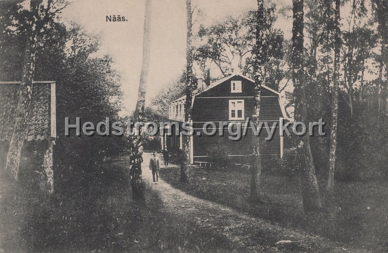 Naas. Postganget 29 juli 1921. Forlag Karnells Atelier, Goteborg. Import.jpg - Nääs.Postgånget 29 juli 1921.Förlag: Karnells Atelier, Göteborg. Import.