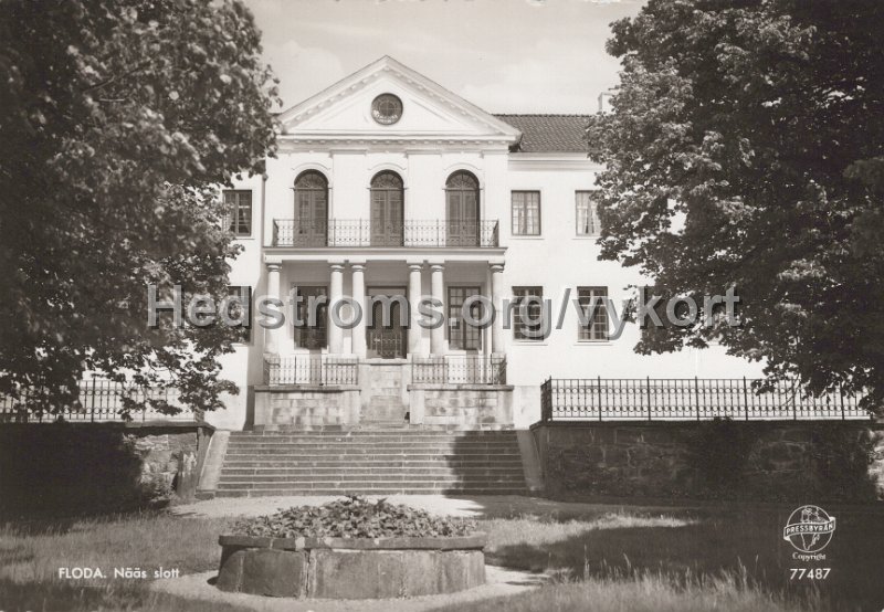 Floda. Naas slott. Postganget 2 juli 1968. Presssbyran 77487.jpg - Floda. Nääs slott.Postgånget 2 juli 1968.Presssbyrån 77487.