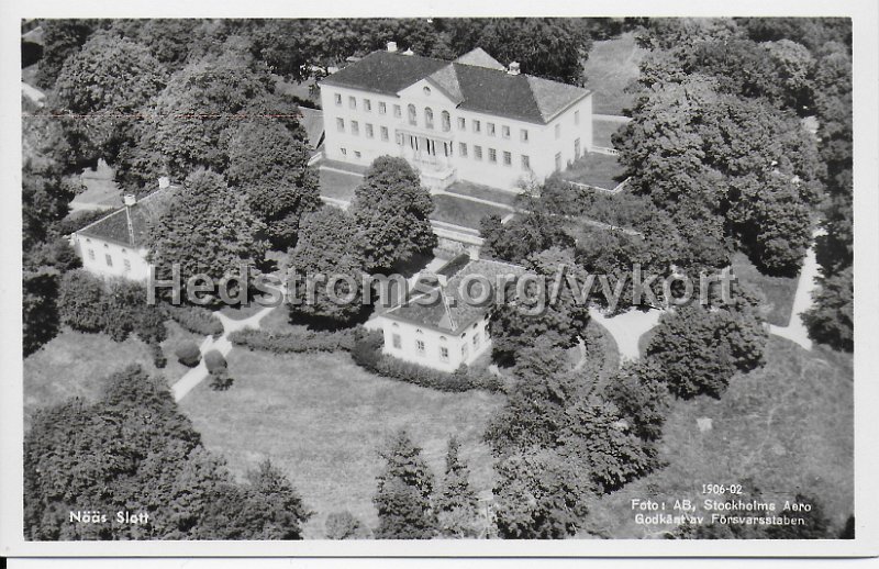 Naas Slott. Odaterat. Foto AB, Stockholms Aero.jpeg - Nääs Slott.Odaterat.Foto: AB, Stockholms Aero.