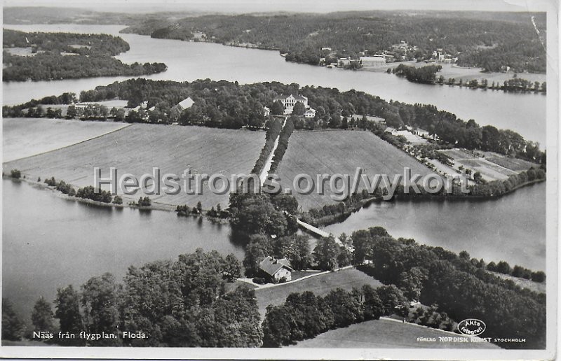 Naas fran flygplan, Floda. Odaterat. Forlag Nordisk Konst, Stockholm 6002.2.jpeg - Nääs från flygplan, Floda.Odaterat.Förlag Nordisk Konst, Stockholm 6002.2.