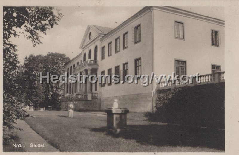 Naas. Slottet. Postganget 7 augusti 1939.jpg - Nääs. Slottet.Postgånget 7 augusti 1939.