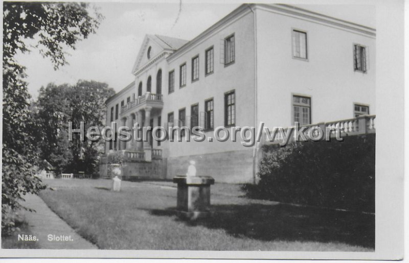 Naas. Slottet. Postganget 8 juli 1939.jpeg - Nääs. Slottet.Postgånget 8 juli 1939.