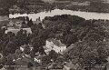 Naas, Slottet och Parken. Postganget 16 juli 1952. Ensamratt Foto A B Flygtrafik, Dals Langed