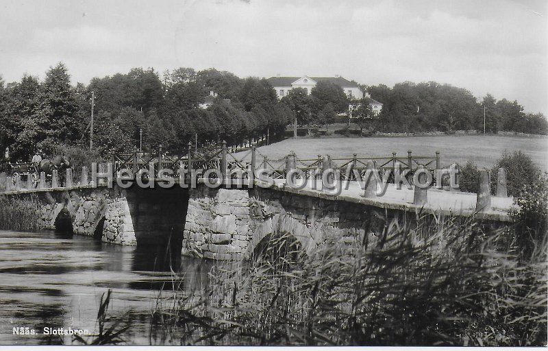 Naas, Slottsbron. Postganget 19 juni 1941.jpeg - Nääs, Slottsbron.Postgånget 19 juni 1941.