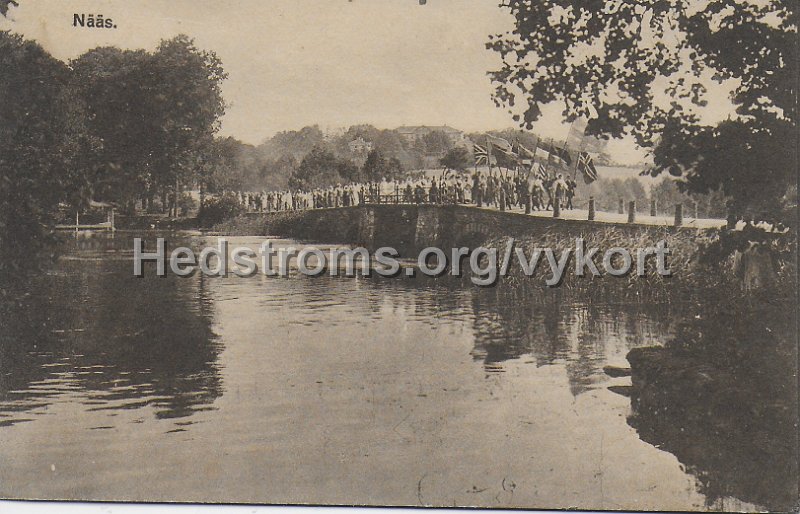 Naas. Postganget 27 juli 1921. Forlag Karnells Atelier, Goteborg.jpeg - Nääs.Postgånget 27 juli 1921.Förlag: Karnells Atelier, Göteborg.