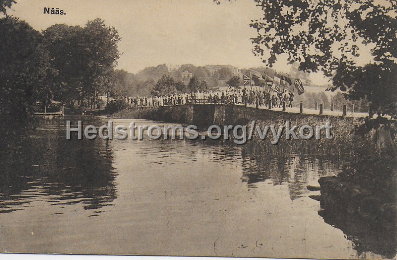 Naas. Postganget 30 juli 1921. Forlag Karnells Atelier, Goteborg.jpeg - Nääs.Postgånget 30 juli 1921.Förlag: Karnells Atelier, Göteborg.