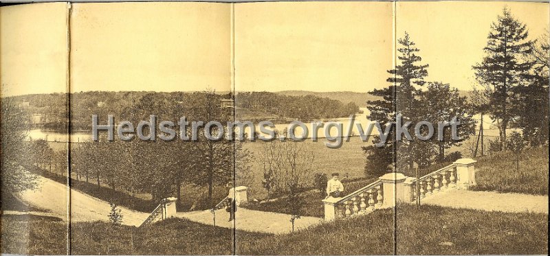 Naas 034.jpg - Panorama från Nääs.Daterat 7 augusti 1911.Axel Johnson, Floda.