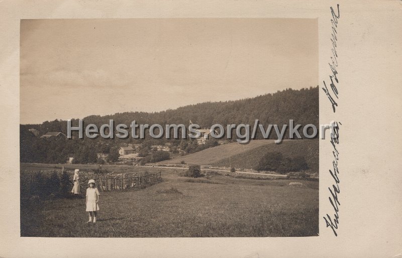 Hultebacka, Norsesund. Postganget 22 september 1916.jpg - Hultebacka, Norsesund.Postgånget 22 september 1916.