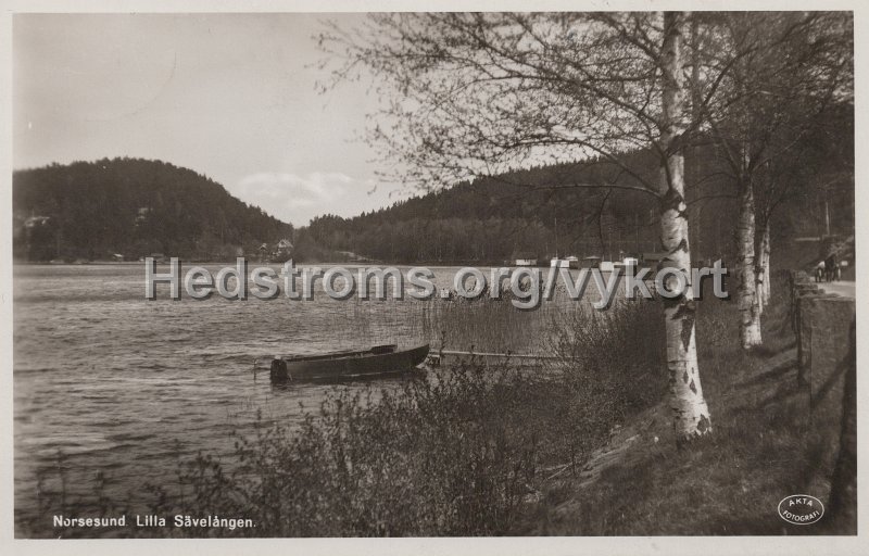 Norsesund. Lilla Savelangen. Postganget 11 juli 1949. C.A. Traff.jpg - Norsesund. Lilla Sävelången.Postgånget 11 juli 1949.C.A. Träff.