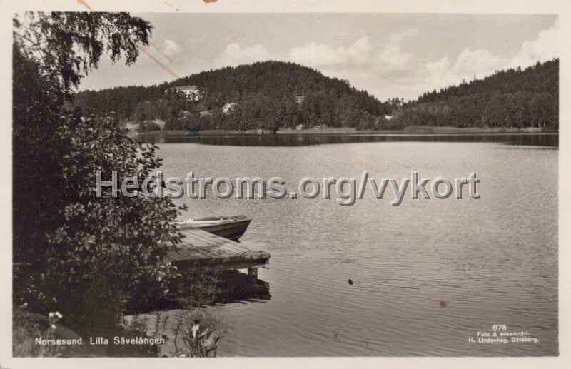Norsesund. Lilla Savelangen. Postganget 23 augusti 1968. Foto ensamratt H. Lindnehag, Goteborg. 876.jpg - Norsesund. Lilla Sävelången.Postgånget 23 augusti 1968.Foto & ensamrätt: H. Lindnehag, Göteborg. 876.