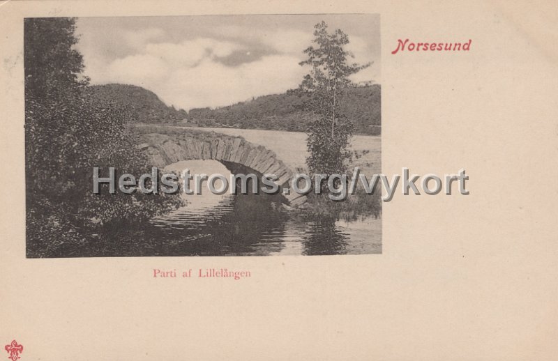 Norsesund. Parti af Lillelangen. Odaterat.jpg - Norsesund. Parti af Lillelången.Odaterat.