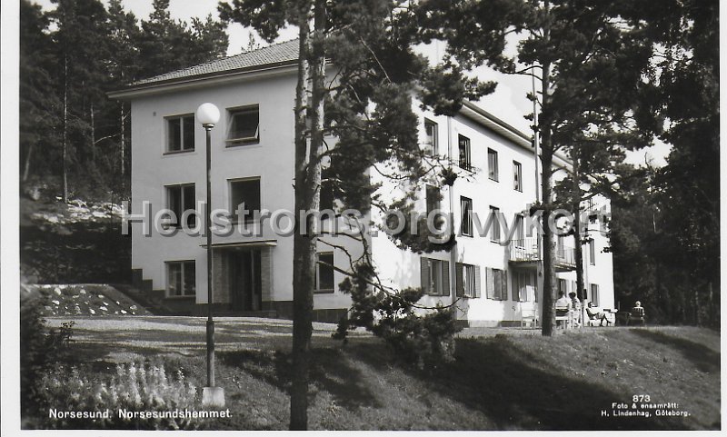 Norsesund. Norsesundshemmet. Postganget. Foto ensamratt H. Lindenhag, Goteborg. 873.jpeg - Norsesund. Norsesundshemmet.Postgånget.Foto & ensamrätt: H. Lindenhag, Göteborg. 873.