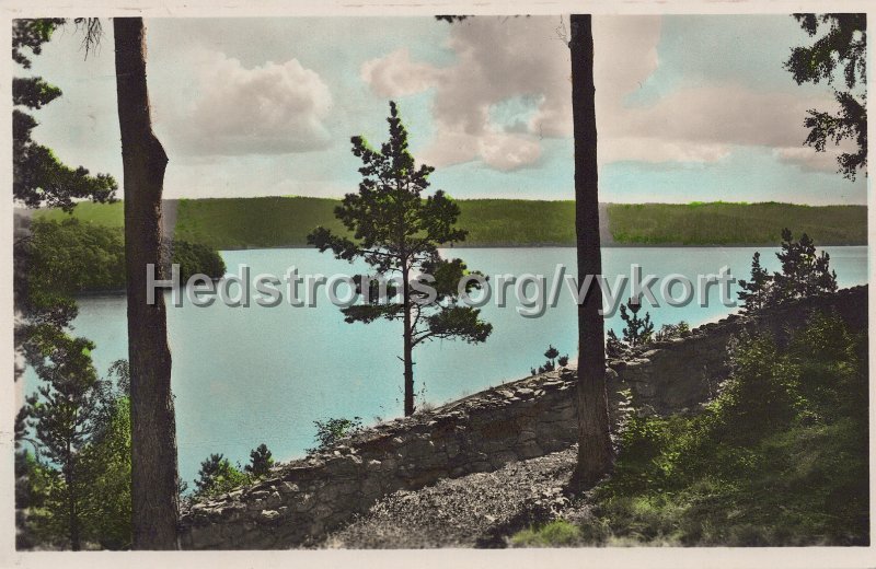 Norsesund. Utsikt fran Semesterhemmet Skogslyckan. Odaterat. Forlag Firma H. Lindenhag, Goteborg. Handkolorerat foto nr. 9108.jpg - Norsesund. Utsikt från Semesterhemmet Skogslyckan.Odaterat.Förlag: Firma H. Lindenhag, Göteborg. Handkolorerat foto nr. 9108.