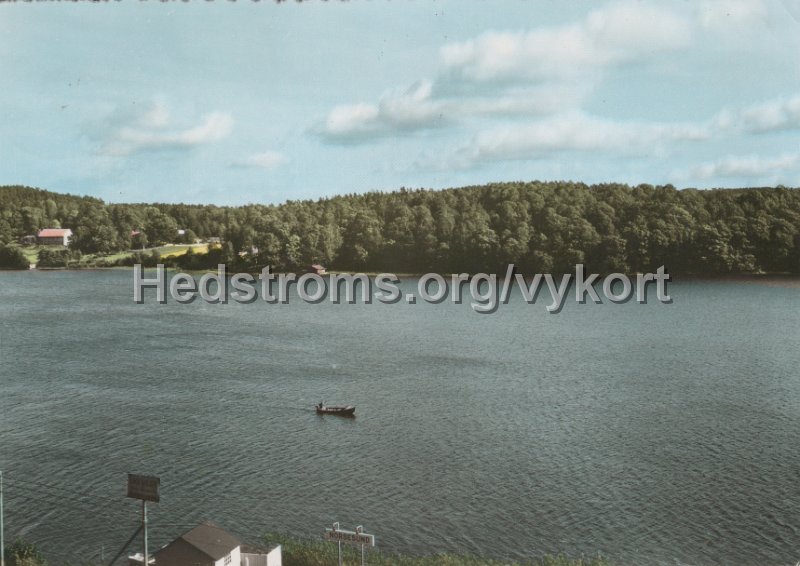 Norsesund. Utsikt fran Semesterhemmet Skogslyckan. Postganget 23 juni 1963. Forlah H. Lindenhag, Goteborg. 8951.jpg - Norsesund. Utsikt från Semesterhemmet Skogslyckan.Postgånget 23 juni 1963.Förlag: H. Lindenhag, Göteborg. 8951.