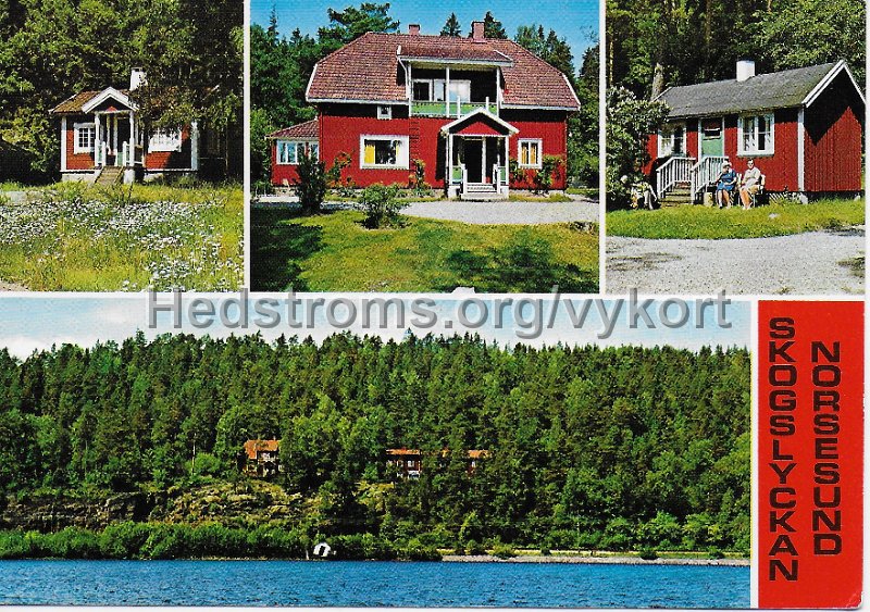 Skogslyckan, Norsesund. Postganget 15 september 1978. Copyright AB H. Lindenhag. Goteborg. Tel. 031 11 58 95. 9696.jpeg - Skogslyckan, Norsesund.Postgånget 15 september 1978.Copyright: AB H. Lindenhag. Göteborg. Tel. 031 11 58 95. 9696.