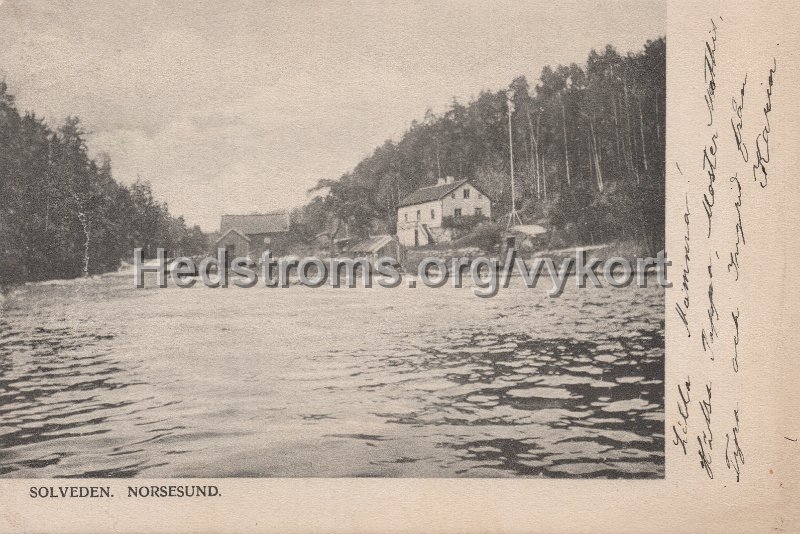 Solveden. Norsesund. Postganget 3 juli 1903.jpg - Solveden. Norsesund.Postgånget 3 juli 1903.