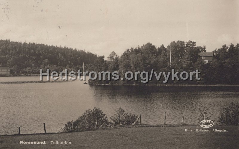 Norsesund. Talludden. Postganget 16 juni 1937. Einar Erikson, Alingsas.jpg - Norsesund. Talludden.Postgånget 16 juni 1937.Einar Erikson, Alingsås.