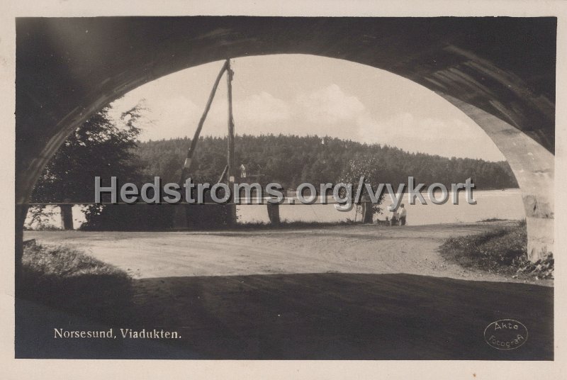 Norsesund. Viadukten. Postganget 22 mars 192x.jpg - Norsesund. Viadukten.Postgånget 22 mars 192x.