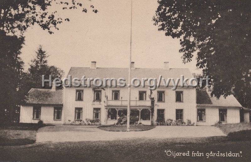 Oijared fran Gardssidan. Postganget 1939.jpg - Öijared från Gårdssidan.Postgånget 1939.