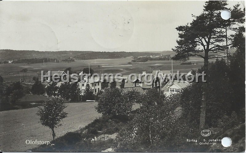 Olofstorp . Postganget 21 juli 1936.jpeg - Olofstorp.Postgånget 21 juli 1936.