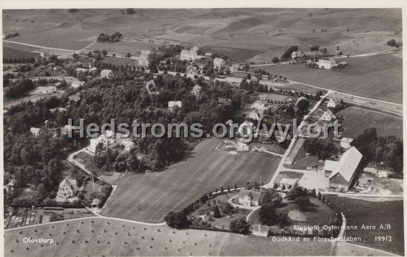 Olofstorp. Odaterat. Flygfoto Ostermans Aero AB. Pressbyran. 19912..jpg - Olovstorp.Odaterat.Flygfoto Ostermans Aero A/B.Pressbyrån. 19912.