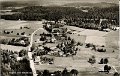 Flygfoto over Ostads by.Postganget 18 augusti 1948. Forlag David Carlsson, Sjovik