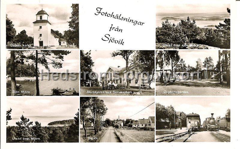 Fotohalsningar fran Sjovik. Odaterat. Forlag H. Lindenhag, Goteborg. 7465.jpg - Fotohälsningar från Sjövik.Odaterat.Förlag: H. Lindenhag, Göteborg. 7465.