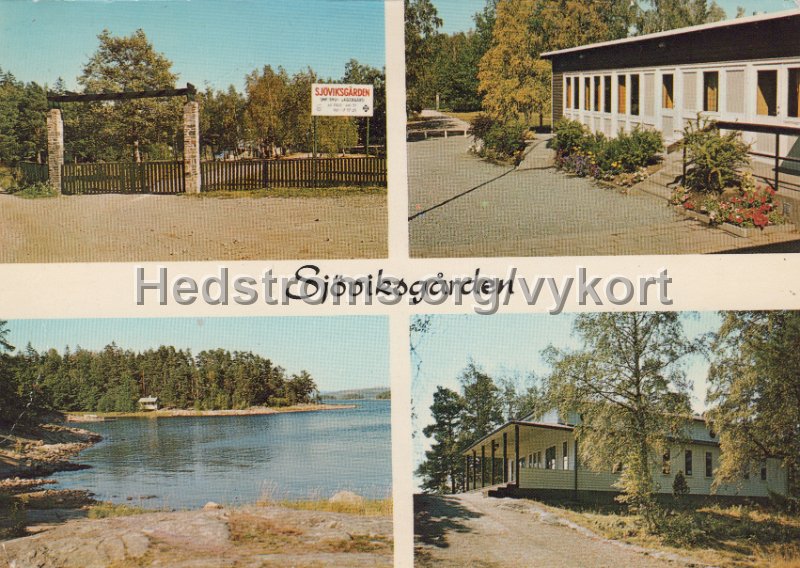 Sjoviksgarden. Postganget 10 augusti 1977. Fot A B Flygtrafik, O. Lilljeqvist, Dals Langed. AP. 421.jpg - Sjöviksgården.Postgånget 10 augusti 1977.Foto: A/B Flygtrafik, O. Lilljeqvist, Dals Långed. AP. 421.