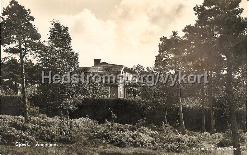 Sjovik. Annelund. Odaterat. Broderna Erikson, Sjovik. Akta Foto. C.A. Traff, Goteborg. 632.jpg - Sjövik. Annelund.Odaterat.Bröderna Erikson, Sjövik.Äkta Foto. C.A. Träff, Göteborg. 632.