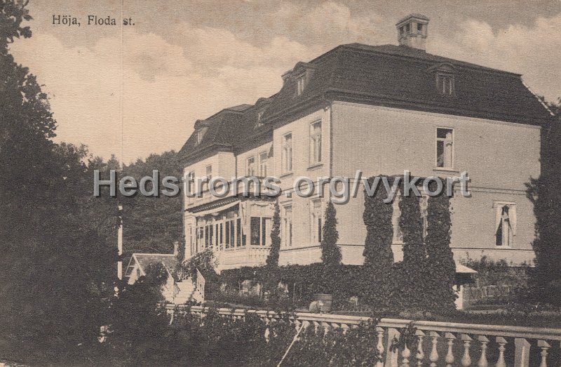 Hoja, Floda st. Postganget 22 december 1916. Forlag Naas Konsumtionsforenings A-B., Floda st. Foto Hoffotograf Kaleb Torin, Alingsas.jpg - Höja, Floda st.Postgånget 22 december 1916.Förlag: Nääs Konsumtionsförenings A-B., Floda st.Foto: Hoffotograf Kaleb Torin, Alingsås.