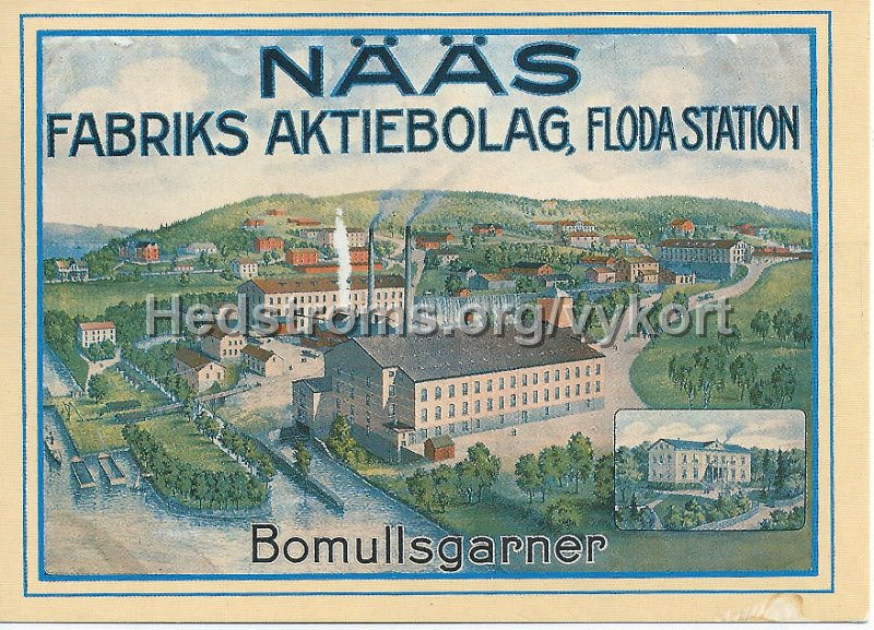 Naas Fabriks Aktiebolag. Floda station Naas Fabriker. Odaterat. Forlag Lindenhags, Floda. 10700.jpeg - Nääs Fabriks Aktiebolag. Floda station Nääs Fabriker.Odaterat.Förlag: Lindenhags, Floda. 10700.