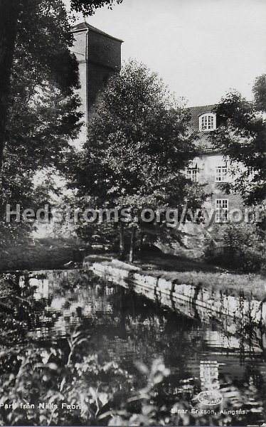 Parti fran Naas fabrik. Odaterat. Einar Erikson, Alingsas.jpeg - Parti från Nääs fabrik.Odaterat.Einar Erikson, Alingsås.