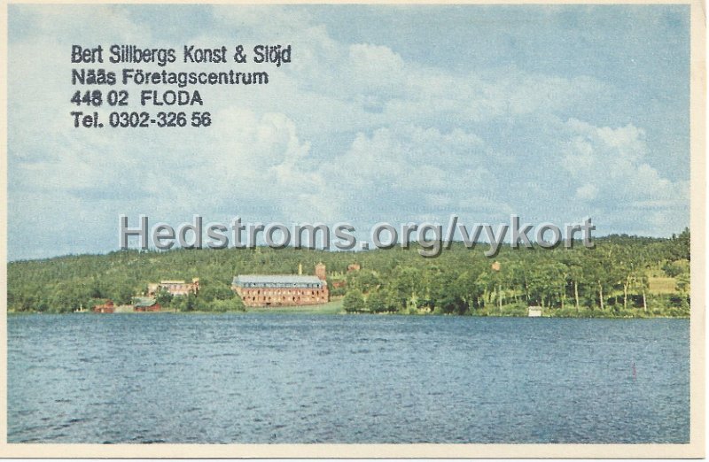 Sillbergs Konst. Floda. Savelangen vid Naas fabriker. Odaterat. Naas Konsum AB. 62 Fargfotografi.jpeg - Bert Sillbergs Konst & Slöjd.Nääs Företagscentrum.Floda. Sävelången vid Nääs fabriker.Odaterat.Nääs Konsum AB. 62 Färgfotografi.