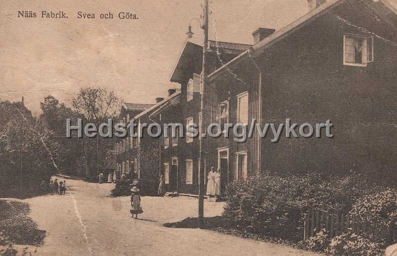 Naas Fabrik. Svea och Gota. Postganget.jpg - Nääs Fabrik. Svea och Göta.Postgånget.