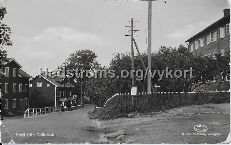 Parti fran Tollered. Postganget. Einar Erikson, Alingsas.jpeg - Parti från Tollered.Postgånget.Einar Erikson, Alingsås.