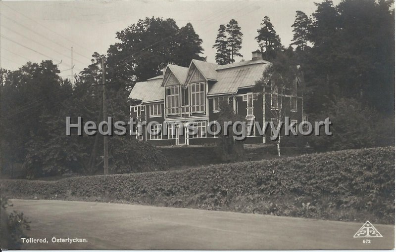 Tollered, Osterlyckan. Odaterat. Forlag Arlik Hedlund, Goteborg. Traff 672.jpeg - Tollered, Österlyckan.Odaterat.Förlag: Alrik Hedlund, Göteborg. Träff 672.